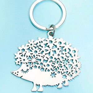 Hedgehog Charm Keychain